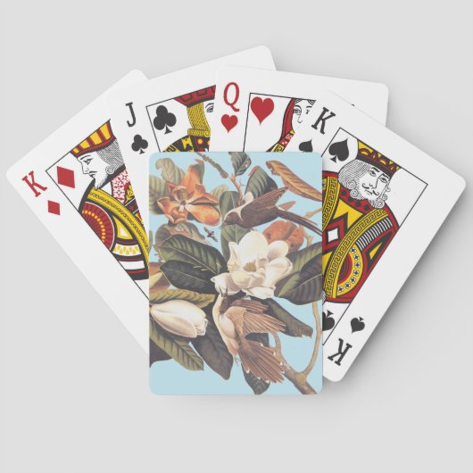 Zwarte komkommervogels pokerkaarten (Achterkant)