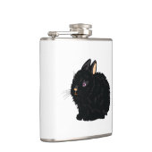 Zwarte Konijn Fles Heupfles (Rechts)
