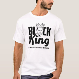 Zwarte koning De krachtigste vader vader Bru T-shirt