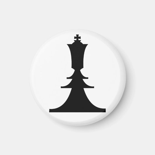 zwarte koning magneet (Voorkant)