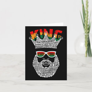 Zwarte Koning Vaderdag Juneteenth Geschiedenis 19e Kaart