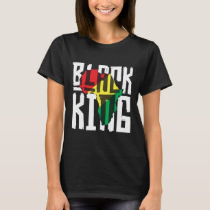 Zwarte koning voor jongens Man Geschiedenis Maand  T-shirt