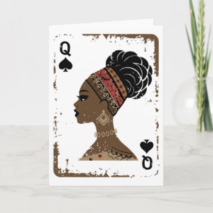 Zwarte Koningin Afro Drugs Trots Melanine Afrikaan Kaart