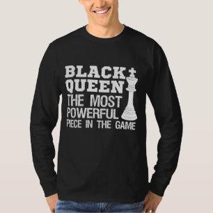 Zwarte koningin de krachtigste Afrikaanse geesteli T-shirt