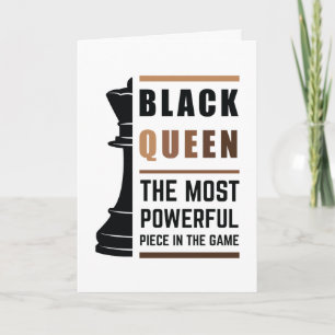 Zwarte Koningin De Krachtigste Stuk In Het Spel 2 Kaart