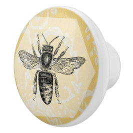  zwarte koningin met gouden achtergrond keramische knop