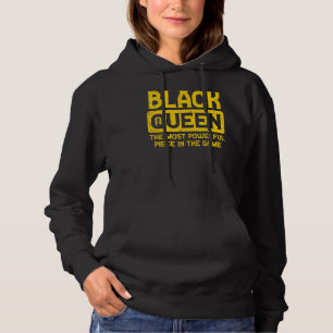 Zwarte Koningin Schaken Zwarte Geschiedenis Afro A Hoodie