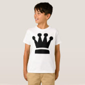 Zwarte koningin t-shirt (Voorkant volledig)