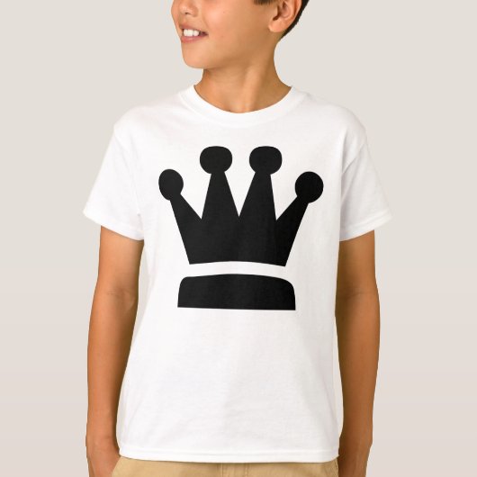 Zwarte koningin t-shirt (Voorkant)