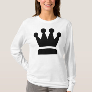 Zwarte koningin t-shirt