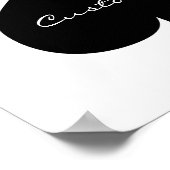 Zwarte koningin van schoppen Thunder_Cove Poster (Hoek)