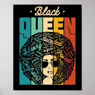 Zwarte Koningin - Zwarte Geschiedenis Maand en Pri Poster
