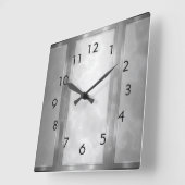 Zwarte Koolkoolmarmer-panelen Vierkante Klok (Hoek)