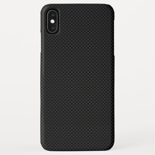 Zwarte koolstofvezel, afdrukdecor Case-Mate iPhone case (Achterkant)