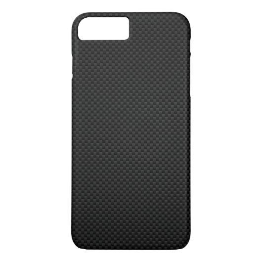 Zwarte koolstofvezel afdrukken Case-Mate iPhone case (Achterkant)