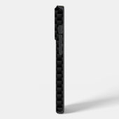 Zwarte koolstofvezel automobieltextiel Case-Mate iPhone case (Achterkant / Links)