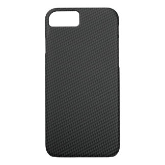 Zwarte koolstofvezel (faux) 	iPhone 8/7 hoesje