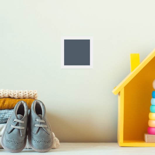 Zwarte koraal (vaste kleur) folie afdrukken (Insitu (Kinderkamer 3))