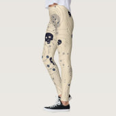 Zwarte kosmische suikerschillen leggings (Links)
