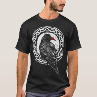 Zwarte Kraai Mystieke Raaf bij Vollemaan T-shirt