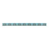 zwarte kraai op blauw lint (Voorkant)