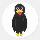 Zwarte kraai Stickers (Voorkant)
