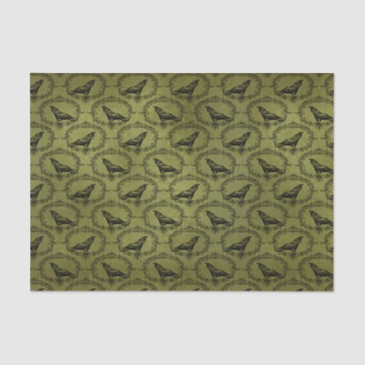  zwarte kraai tissuepapier (Voorkant)