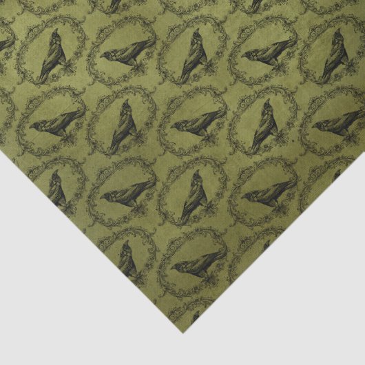  zwarte kraai tissuepapier (Detail)