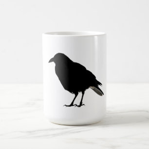Zwarte kraaien koffiemok