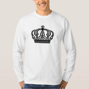Zwarte kroon t-shirt