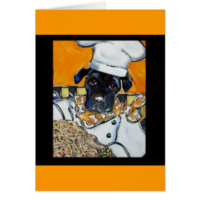 Zwarte Lab Chef (Voorkant)