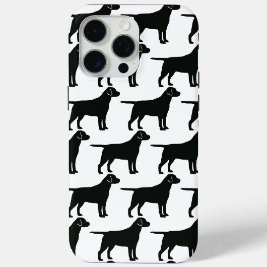 Zwarte Lab hond Case-Mate iPhone Case (Achterkant)