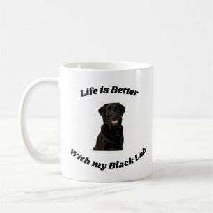 Zwarte Lab Retriever Mok cadeau