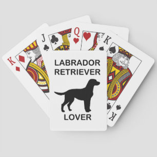 zwarte labliefhebber pokerkaarten