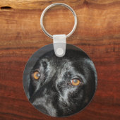 zwarte labogen sleutelhanger (Voorkant)