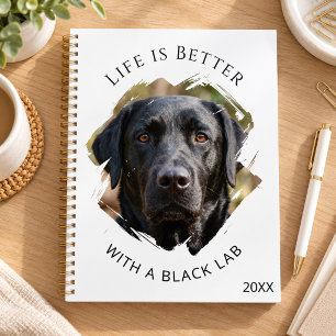 Zwarte Labrador citaat foto 2027 Planner