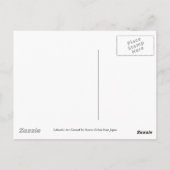 Zwarte Labrador Engel met Liefde Briefkaart (Achterkant)