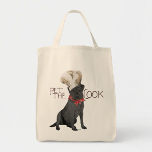 Zwarte Labrador Retriever Chef Tote Bag