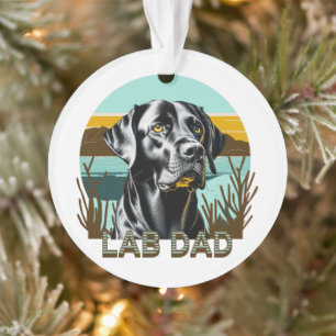 Zwarte Labrador Retriever Lab Vader Ornament