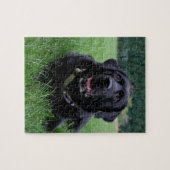  zwarte labrador Retriever Legpuzzel (Horizontaal)