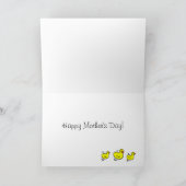 Zwarte Labrador & Rubber Ducks Cartoon Kaart (Binnen)