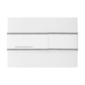  zwarte lakzeep Sjabloon Uitnodigingen Wikkel (Achterkant Voorbeeld)