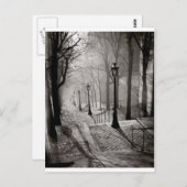 Zwarte lampen briefkaart (Voorkant / Achterkant)