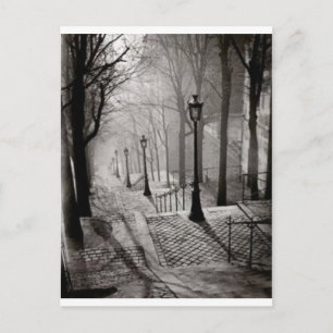 Zwarte lampen briefkaart