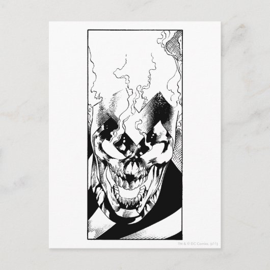 Zwarte lantaarn briefkaart (Voorkant)