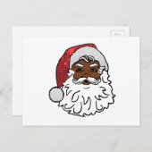 zwarte lantaarnschild feestdagenkaart (Voorkant / Achterkant)