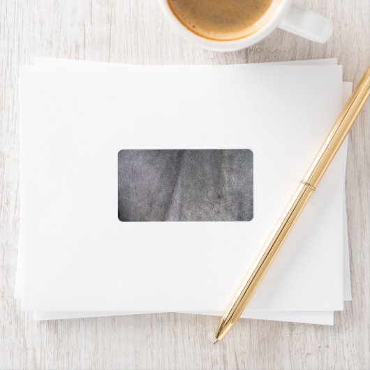 Zwarte lederen textuur etiket (Insitu)