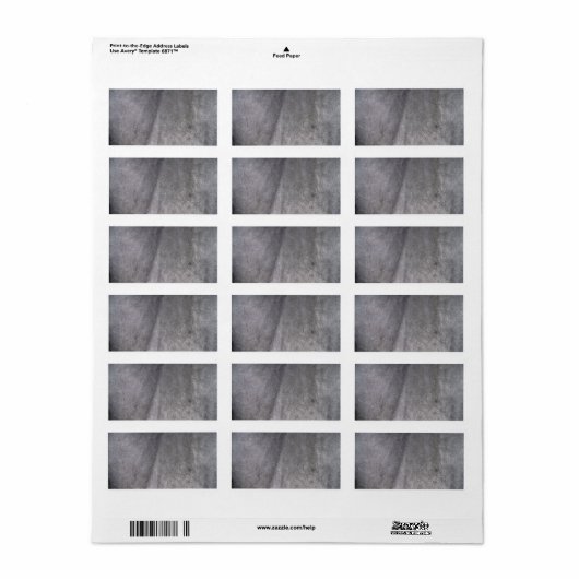 Zwarte lederen textuur etiket (Full Sheet)