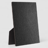 Zwarte lederen textuur fotoplaat (Zijkant)