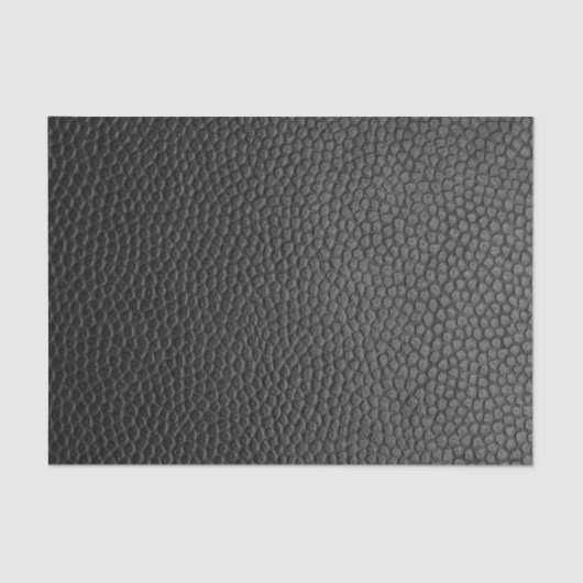 Zwarte lederen textuur tissuepapier (Voorkant)